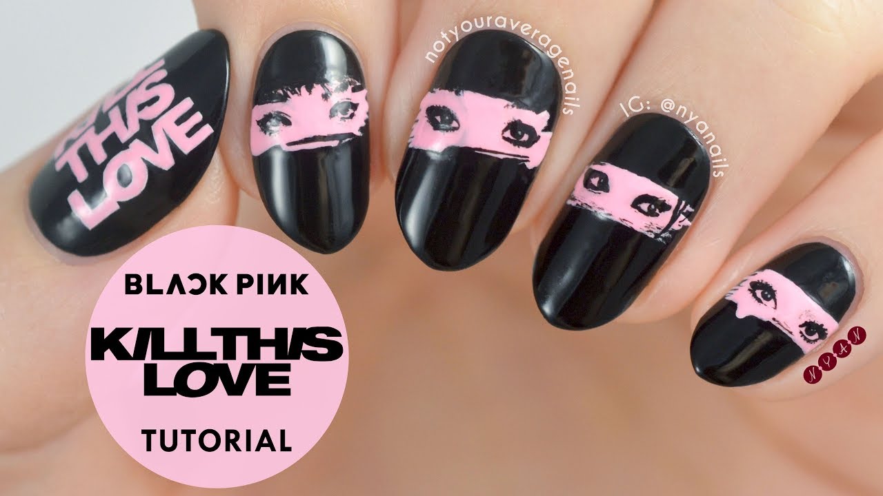 Stunning Blackpink Nail Art Ideas - wide 7