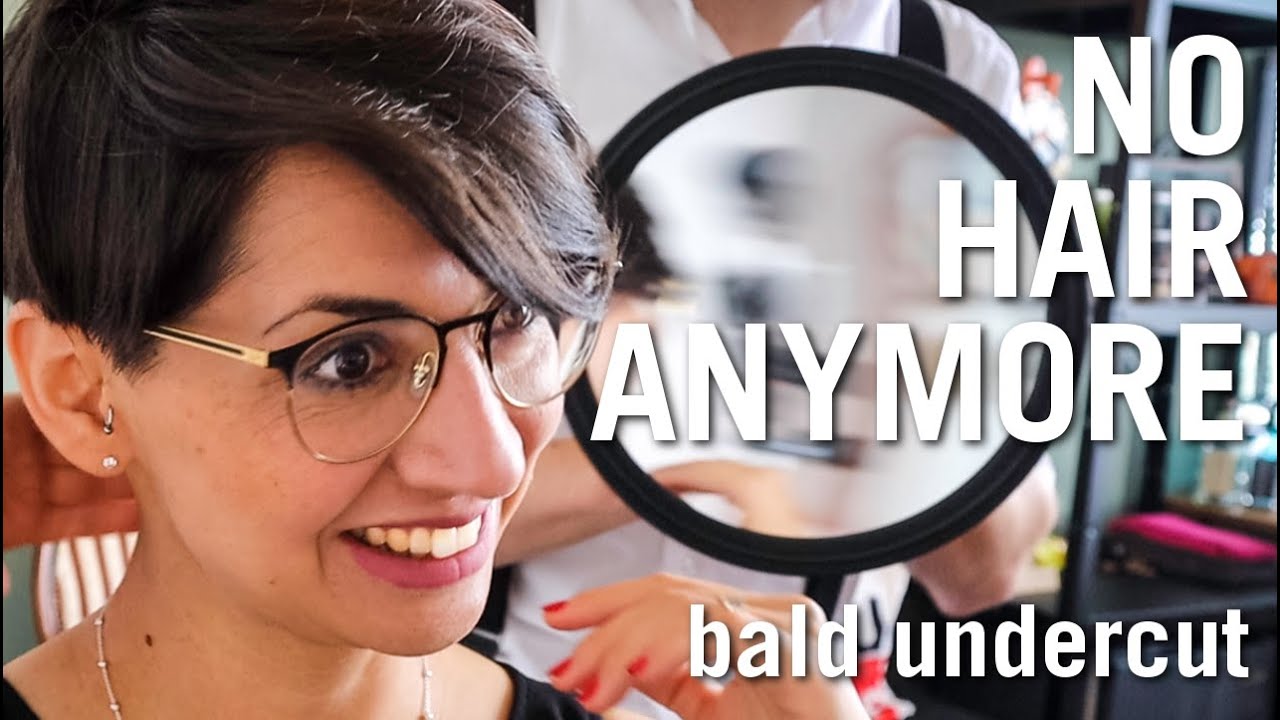 SHE WENT ALL IN! Zero undercut and a gorgeous short cut with bangs