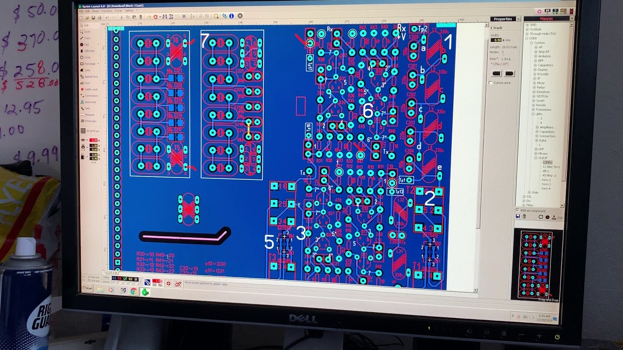 Block 7's components organizing