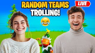 Fortnite Random Teams Trollen😂