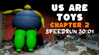 Roblox Us Are Toys Chapter 2 Speedrun 30:01 Solo