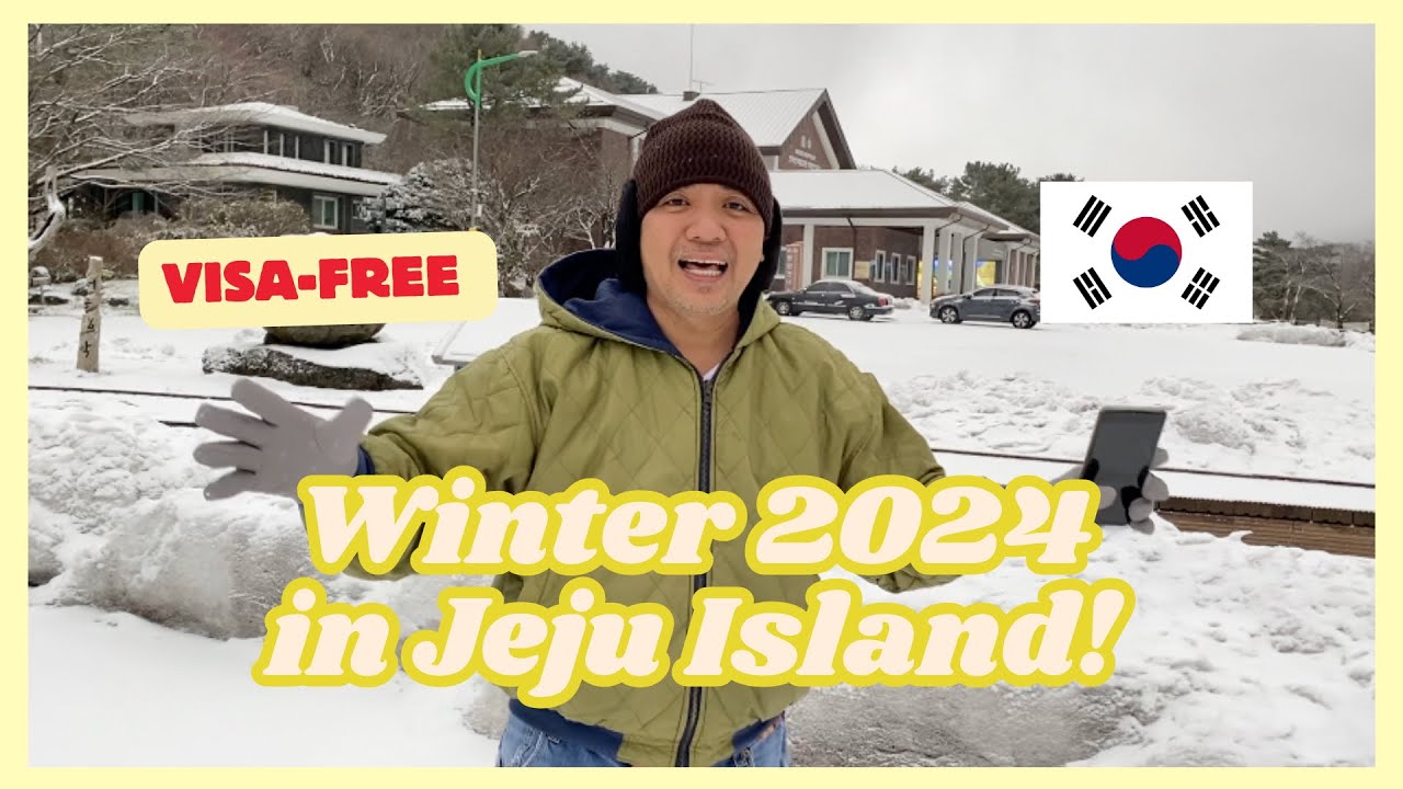 JEJU ISLAND: Winter 2024 | Visa Free! | Kuya Sunny Vlog