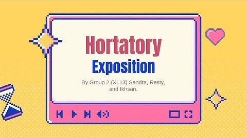 HORTATORY EXPOSITION !! XI.13