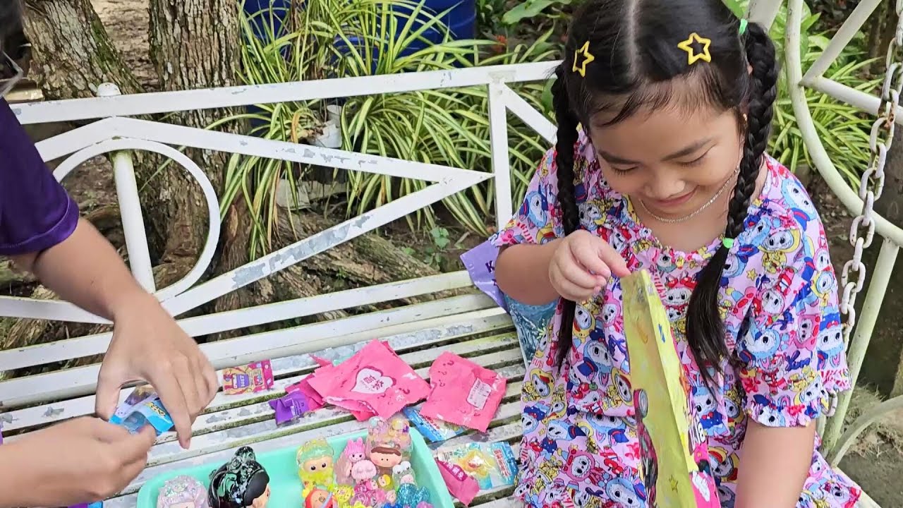 🐰🛍️🏃🏻‍♀️‍➡️ Cậu 3 và Muội tìm charm nước trong túi mù khổng lồ 🌊✨💖 Xí Muội Family Tập 398