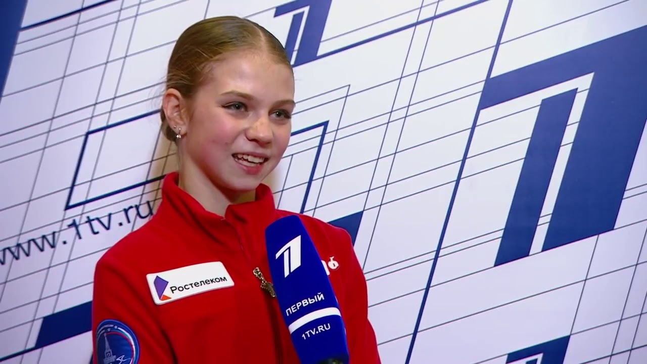 Alexandra Trusova / Russian Nationals 2021 Interview after SP - YouTube