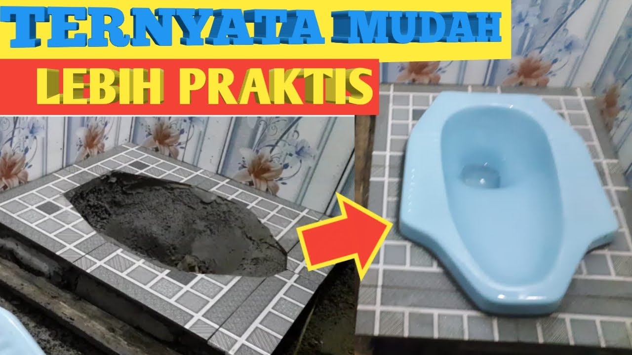 Cara Memasang kloset jongkok yang benar || Agar Mudah di ganti