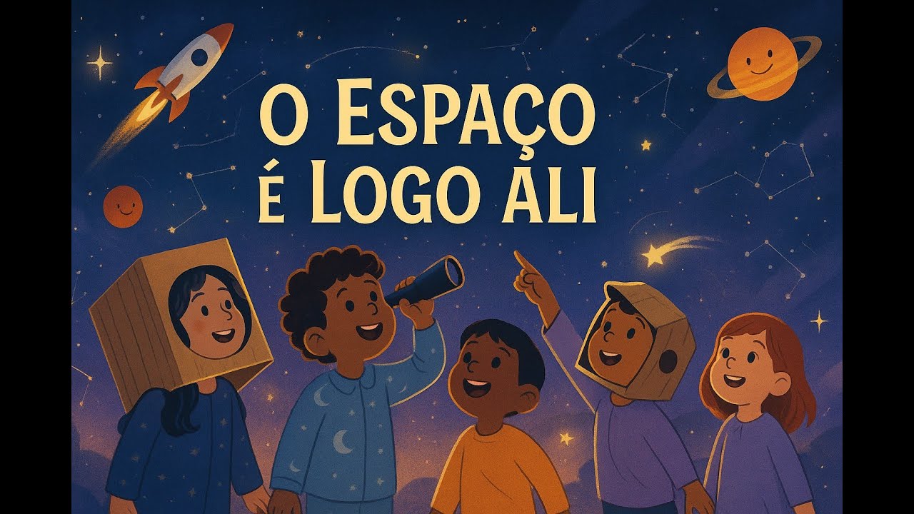O Espaço é Logo Ali | Música Infantil sobre o Universo e Imaginação