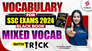 Black Book Vocabulary for SSC 2024 | 5000 Vocabulary PYQs English Classes By Ananya Ma'am