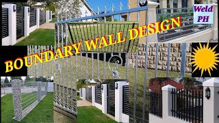 BOUNDARY WALL DESIGN | GRILLS DESIGN