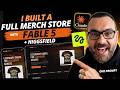I Built a Full Print on Demand Store With One Prompt (Claude Fable 5 + Higgsfield)