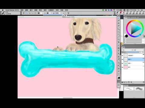 Painter 2015 Working time 去背景中