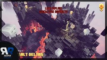 Lets Explore [4K HDR] : Basalt Deltas [Apocalypse +] | Minecraft Dungeons Flames of the Nether DLC