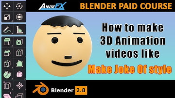 How to make 3d animation short film or videos like make joke of  style,