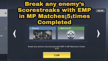 Break any enemy’s Scorestreaks with EMP in MP Matches 5 times | SEASONAL Rocket Arm COD Mobile