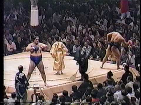 双羽黒現役最後の一番(対千代の富士戦) - YouTube