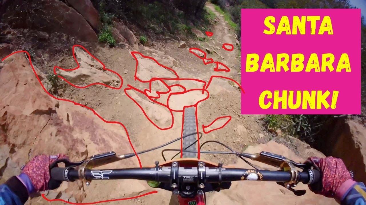 FIRST TIME RIDING SANTA BARBARA CHUNK!