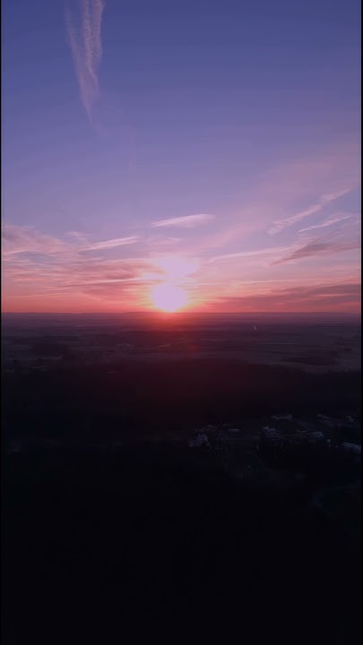 does-the-sun-actually-rise-drone-video-sunrise-sun-sky-clouds