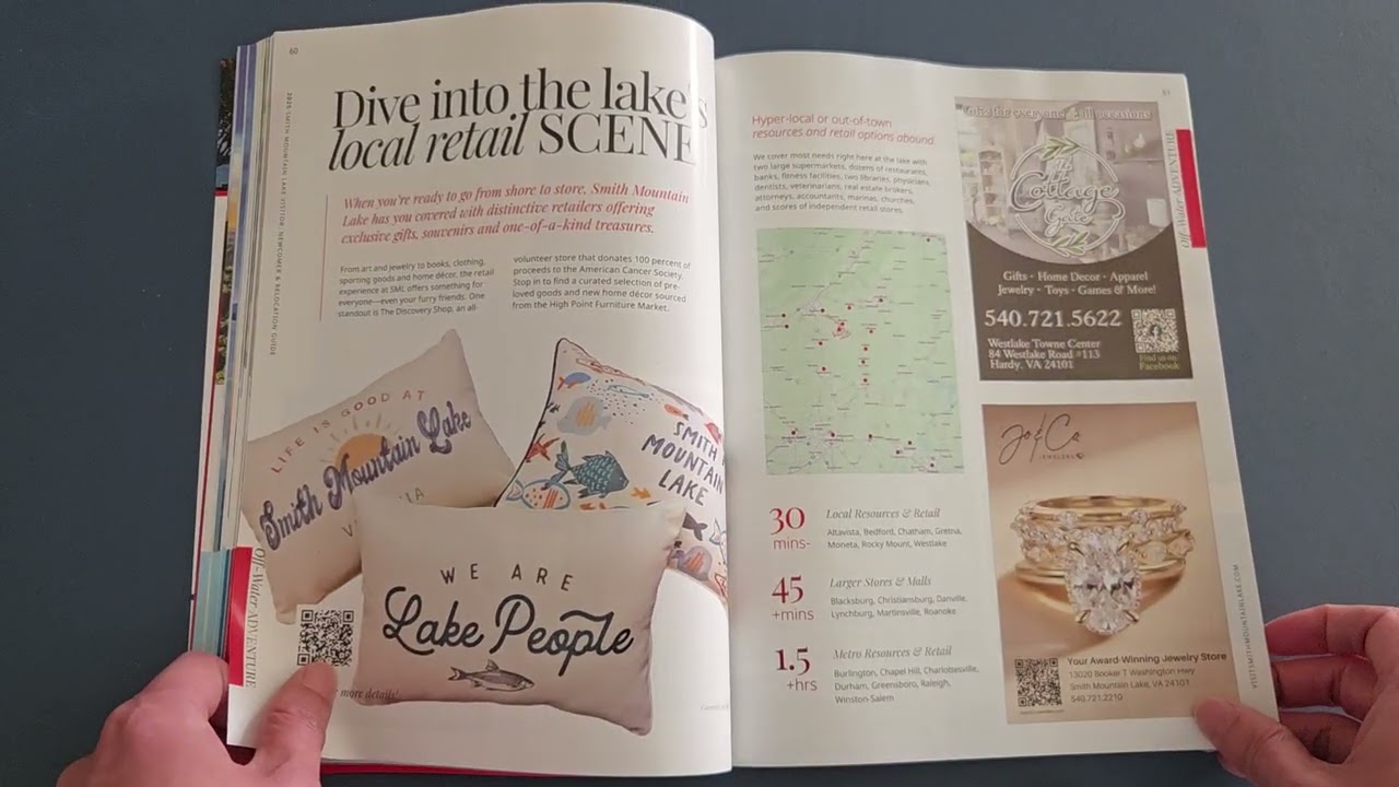 ASMR Page Turning Smith Moutain Lake Travel and Relocation Guide