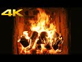 🔥 Relaxing Fire Sounds - The BEST Burning Fireplace with Crackling Fire Noise (3 HOURS) Fireplace 4K