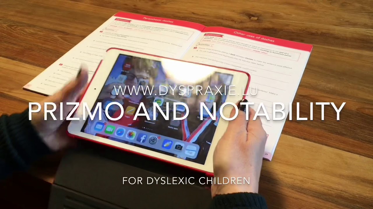 How to use the iPad for a dyslexic student?