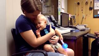 Bilateral Cochlear Implants  Tristan Hears Parents for the First Time