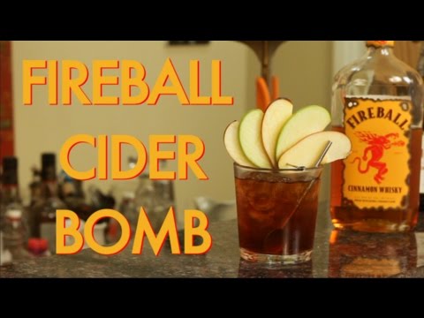 how-to-make-a-fireball-whisky-apple-cider-bomb-cocktail-|-drinks-made-easy