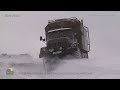 Finding the Wolf, Russian military vehicles, In the harsh winter of Mongolia,