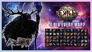 How I Farmed a Mageblood in 50 Maps NO MF (Min-maxing the league mechanic)