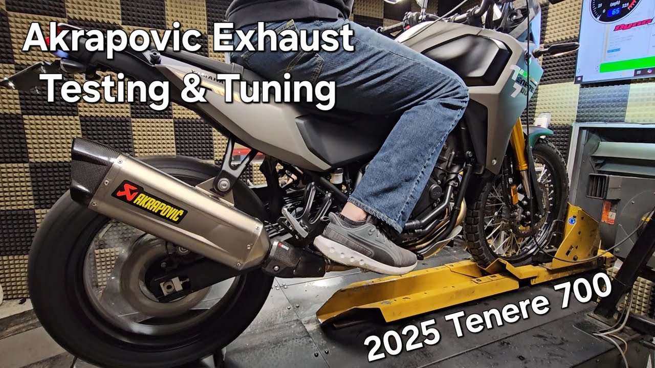 2025 Tenere 700 Akrapovic Testing & Tuning Results