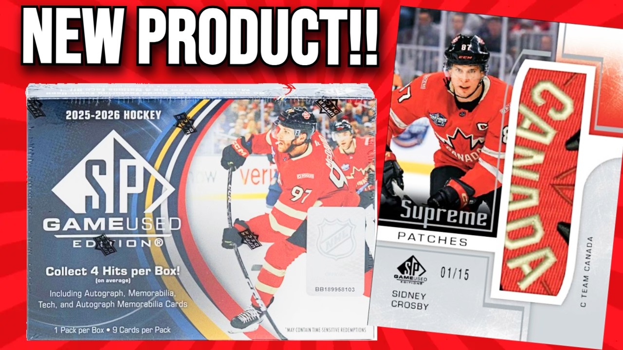 БЕЗУМНАЯ ПОПЫТКА!! Распаковка коллекционной хоккейной коробки Upper Deck SP сезона 2025-26!!