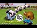 "Shaun the Sheep 4x4 Lamb Rover" Gameplay 🐑💛🐑💛🐑💛🐑💛