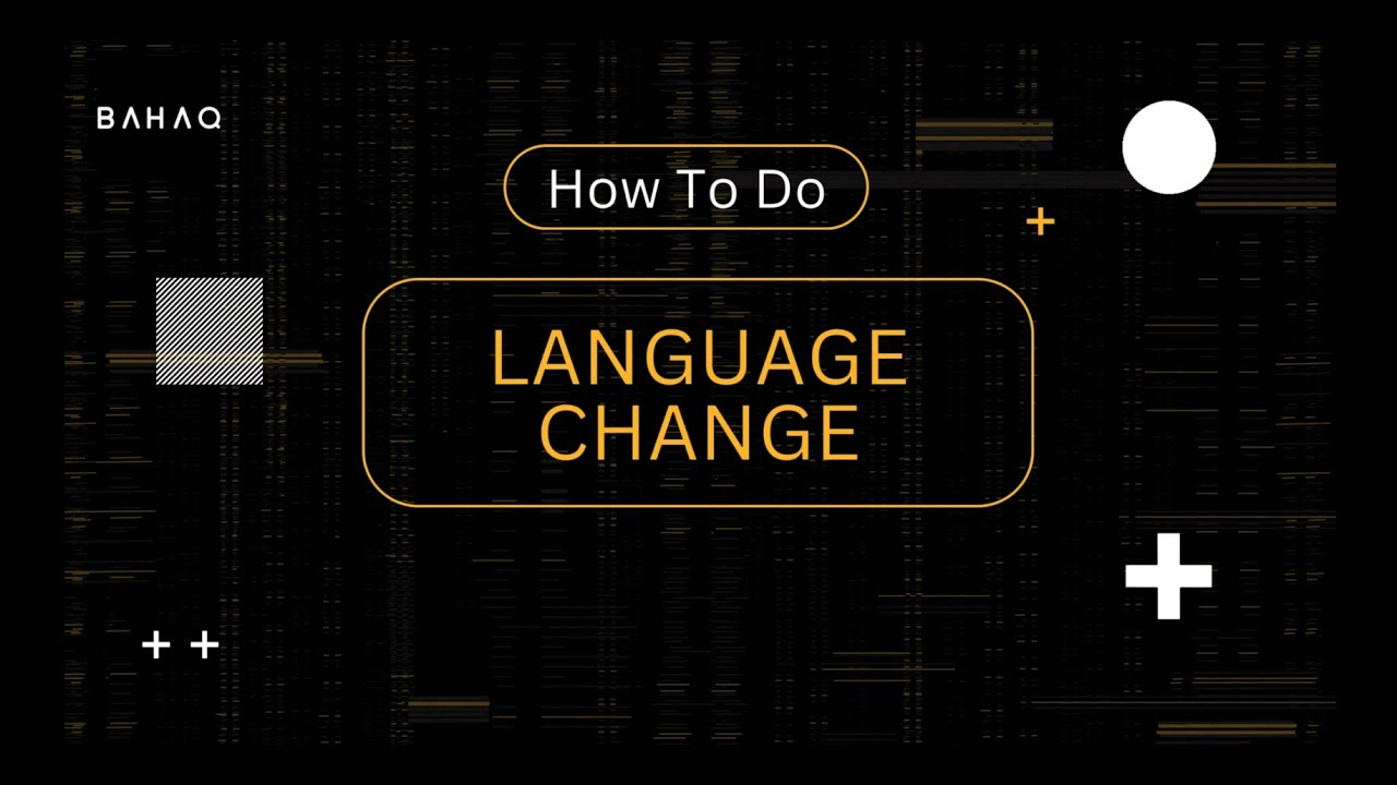 User Interface Language Change - YouTube