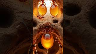 This Ant Becomes A Living Food Container