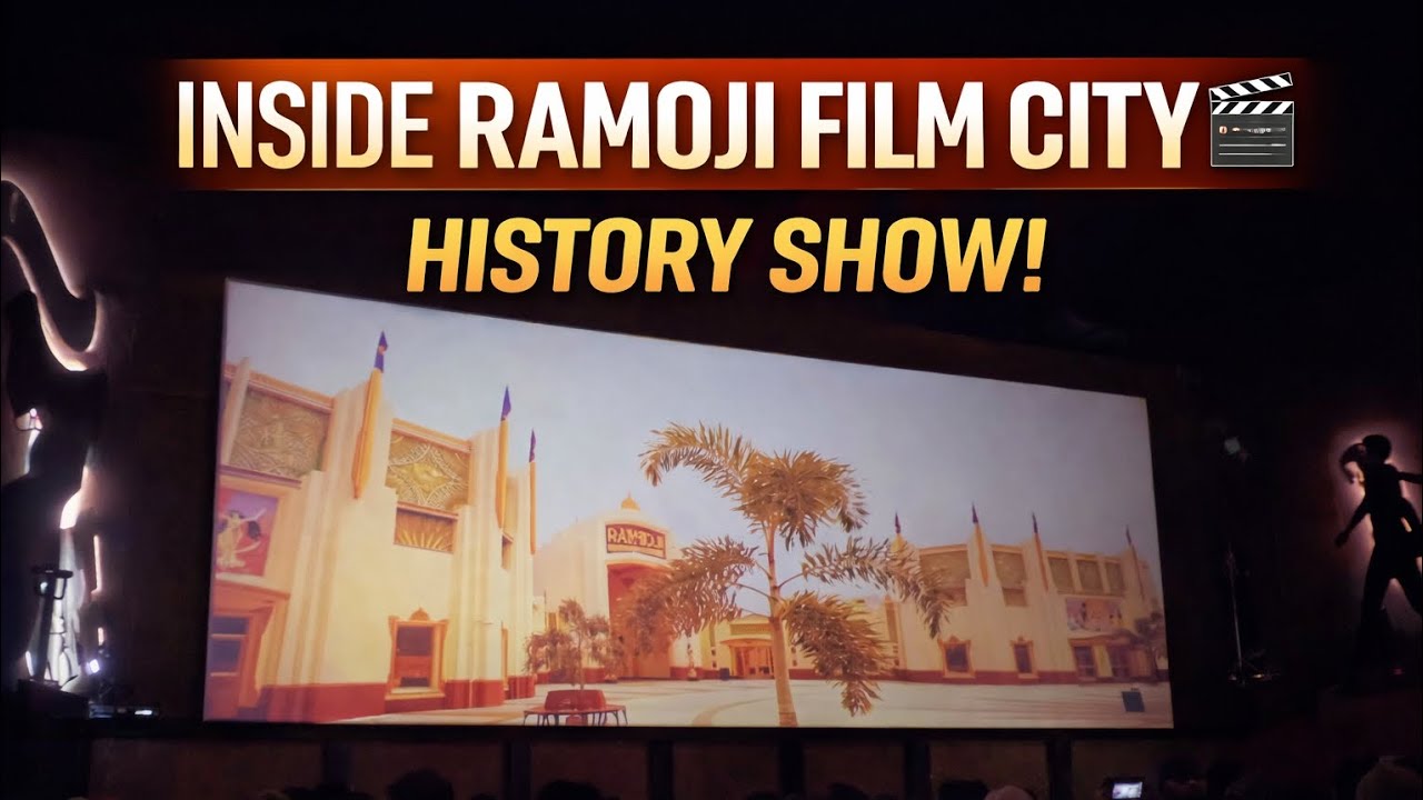 Inside Ramoji Film City History Show 🎥✨ | Cinematic Experience #ramojifilmcity #hyderabad#flimmaking