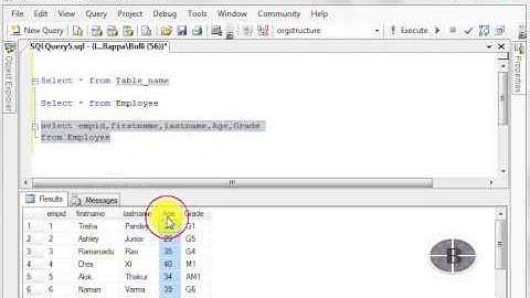 Microsoft SQL server Tutorial for Beginners - How to write a Select statement