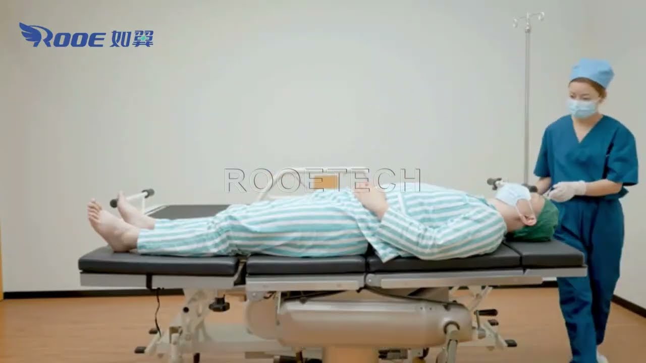 Electric Patient Transport Bed Trolley with 590-880mm Height Adjustable