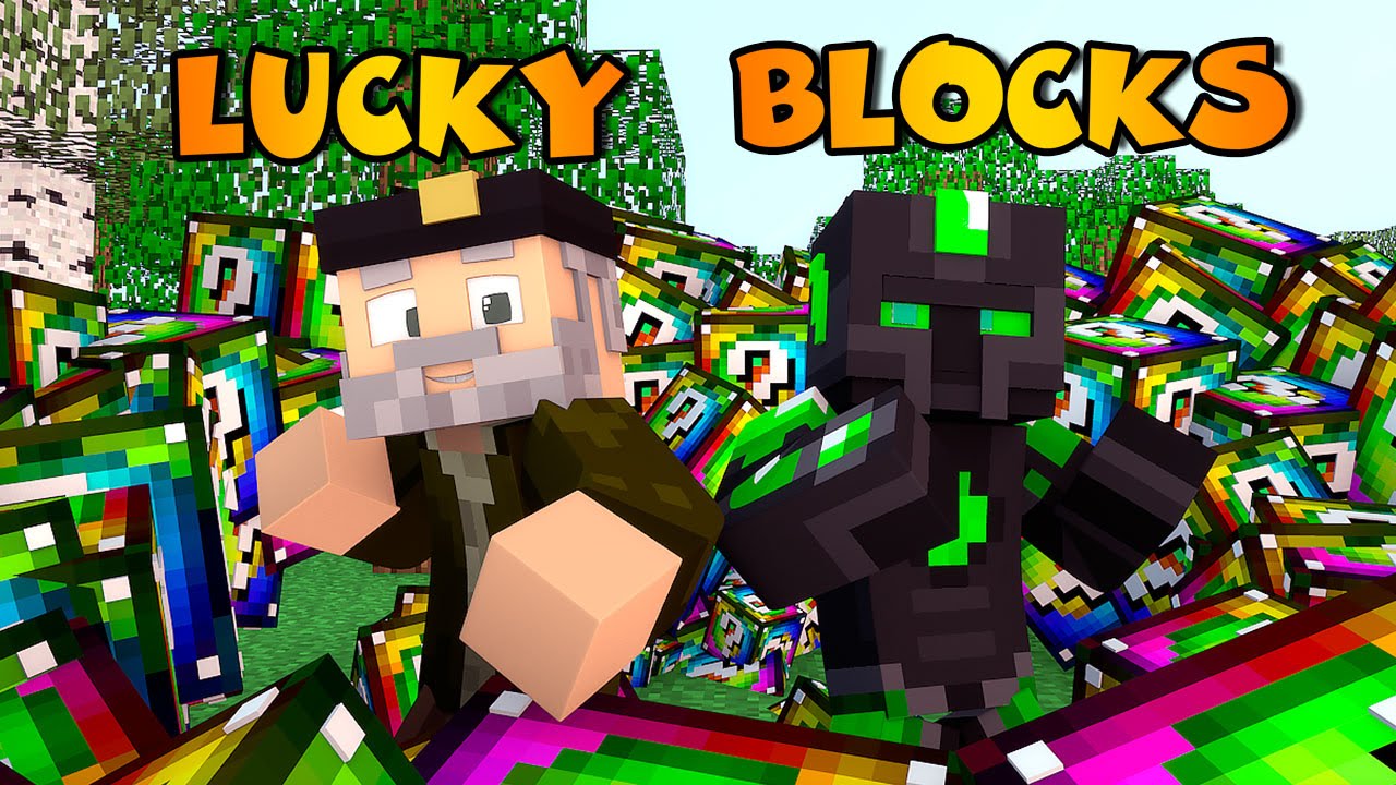 Minecraft: CARA-BURGER!! c/ sTaXx | Spiral Lucky Blocks Epic Race