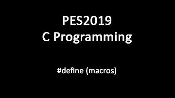 C Programming - #define (macros)