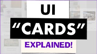 Ui Card Design Card Anatomy Explained