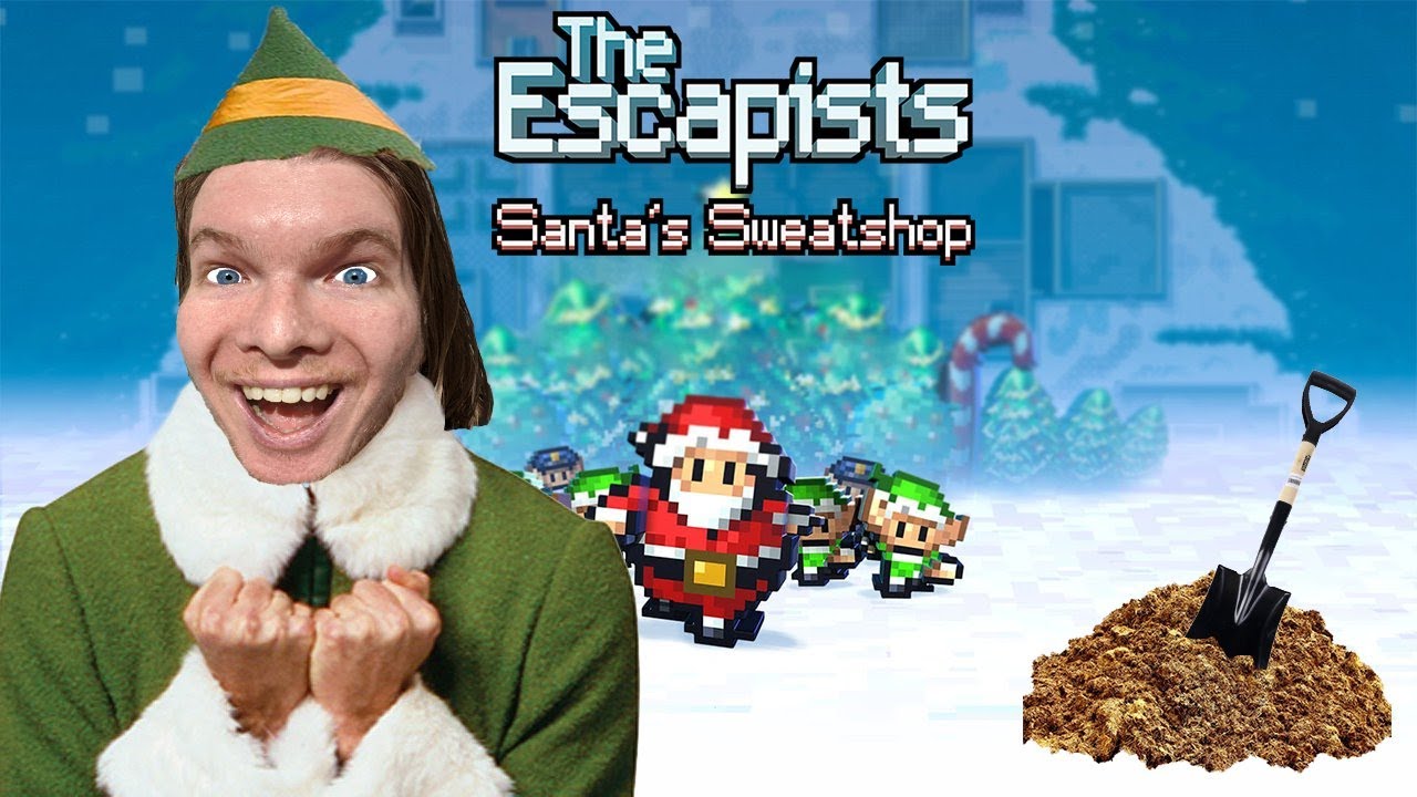 I shovel some POOP The Escapists playthrough Santa's 12
