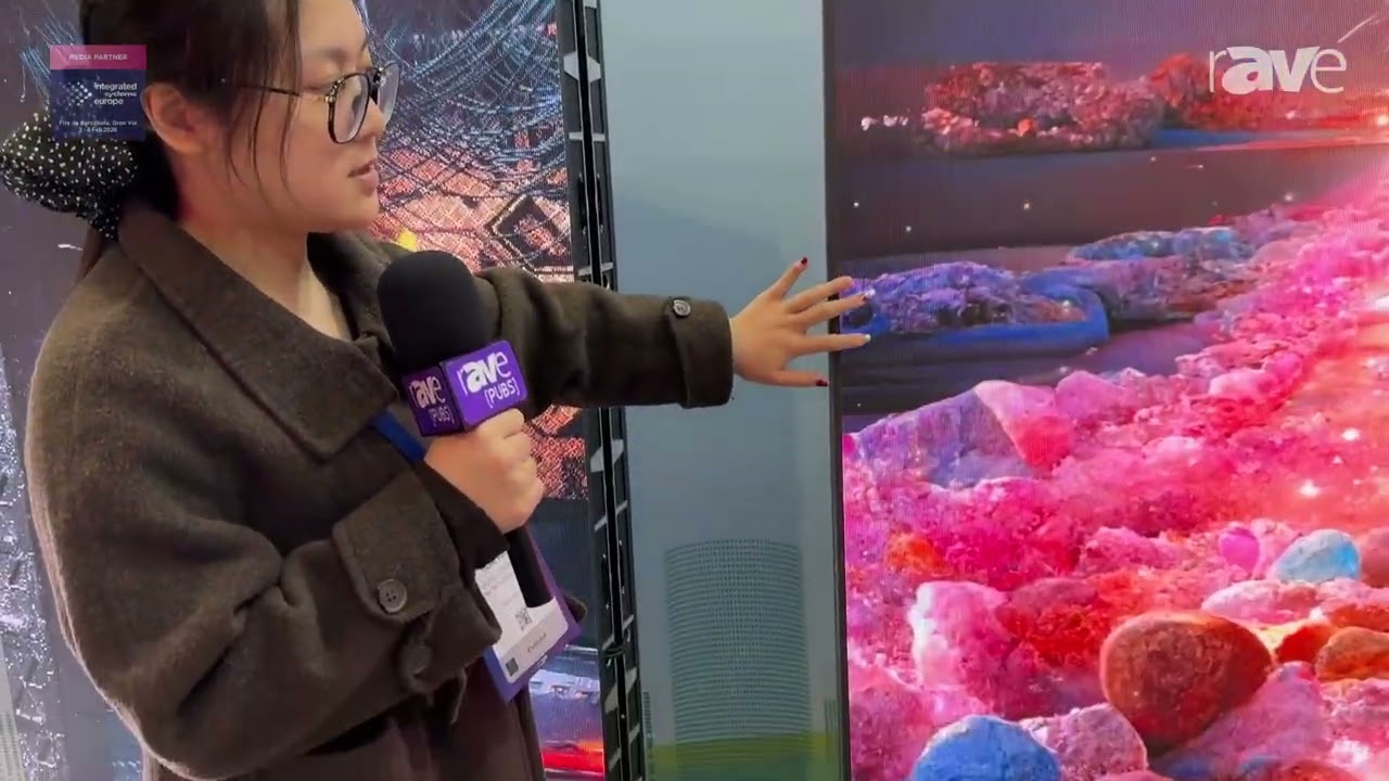 ISE 2026: User Features LED Foldable Advertising Poster