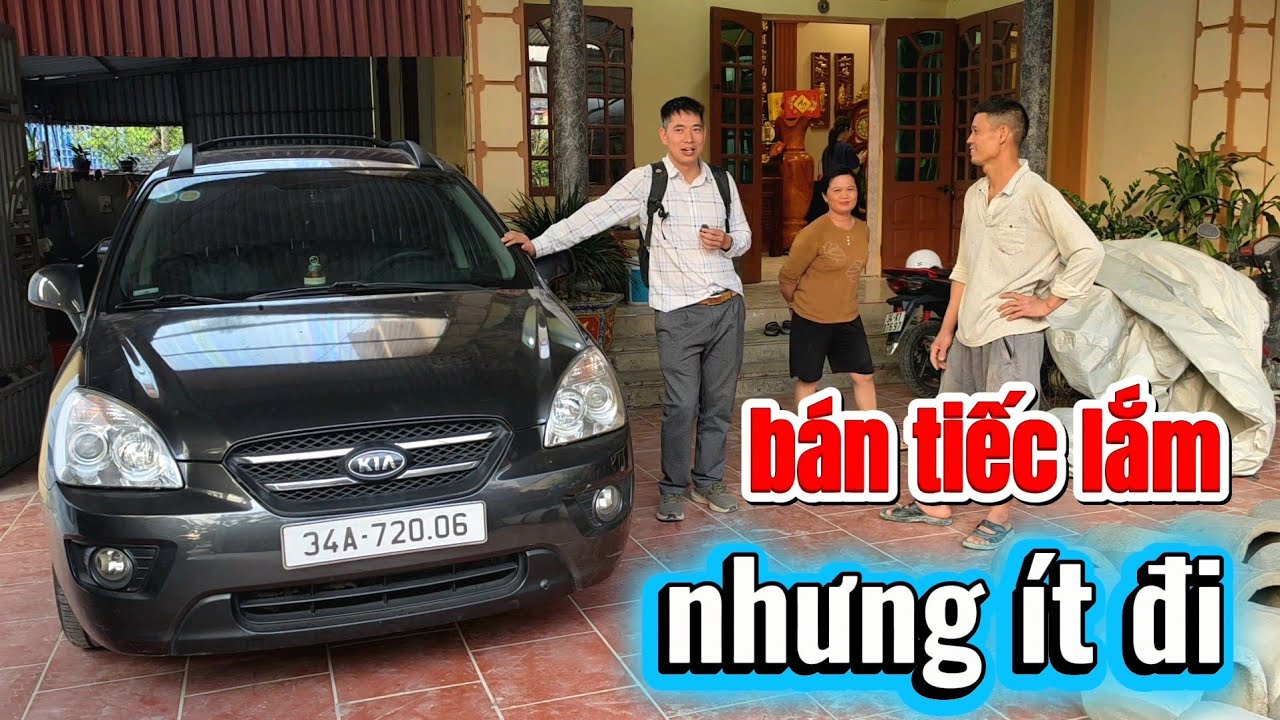 Bận rộn ko có thời gian sử dụng, A khách để lại Kia Carens máy dầu, số tự động sau 3 năm sử dụng