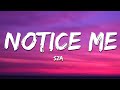 SZA - Notice Me (Lyrics)