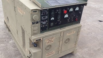 MEP-803A 10KW Diesel Generator Set Testing Demo, Only 572 Hrs on the meter