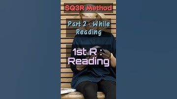 SQ3R Reading Studying Technique | In Hindi | How To Start Reading | #shorts