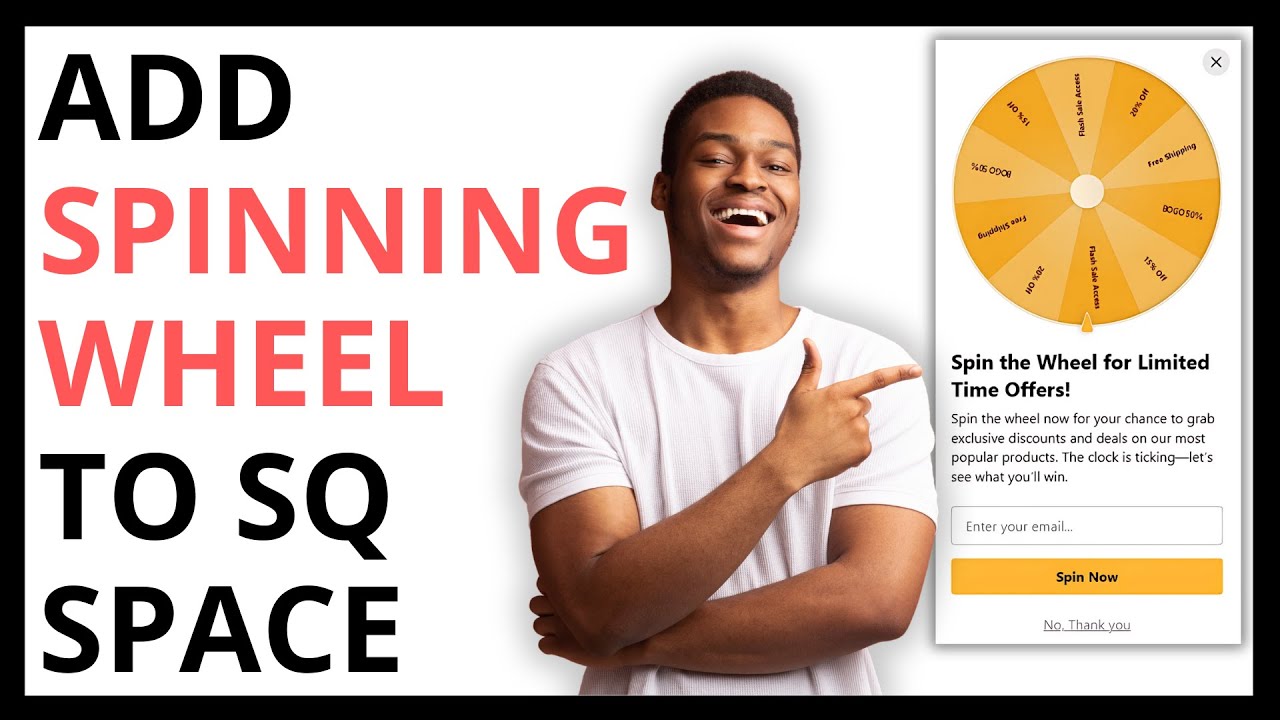 How to Add Spinning Wheel to Squarespace Website [QUICK GUIDE] - YouTube