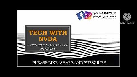 How to create or set up Hot key in JAWS.