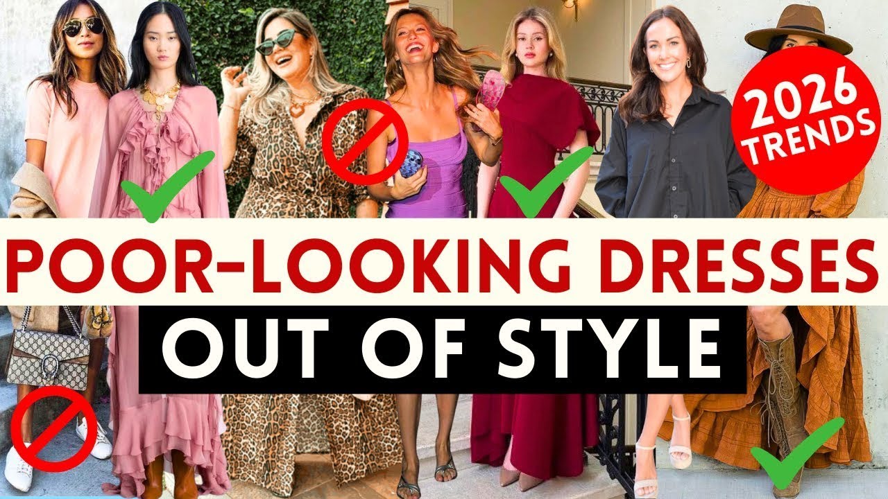 10 DRESSES Women Should NEVER Wear in 2025,! + 2026 TRENDS! | Mia Moda