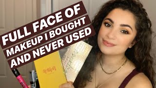 Full Face Of MakeUp I Bought And Never Used | Samantha Marie