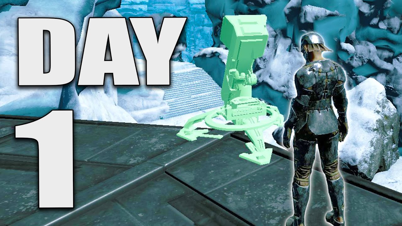 Je claim une ICE CAVE moddé en SOLO sur le serveur N°1 de ARK - ARK PVP INX